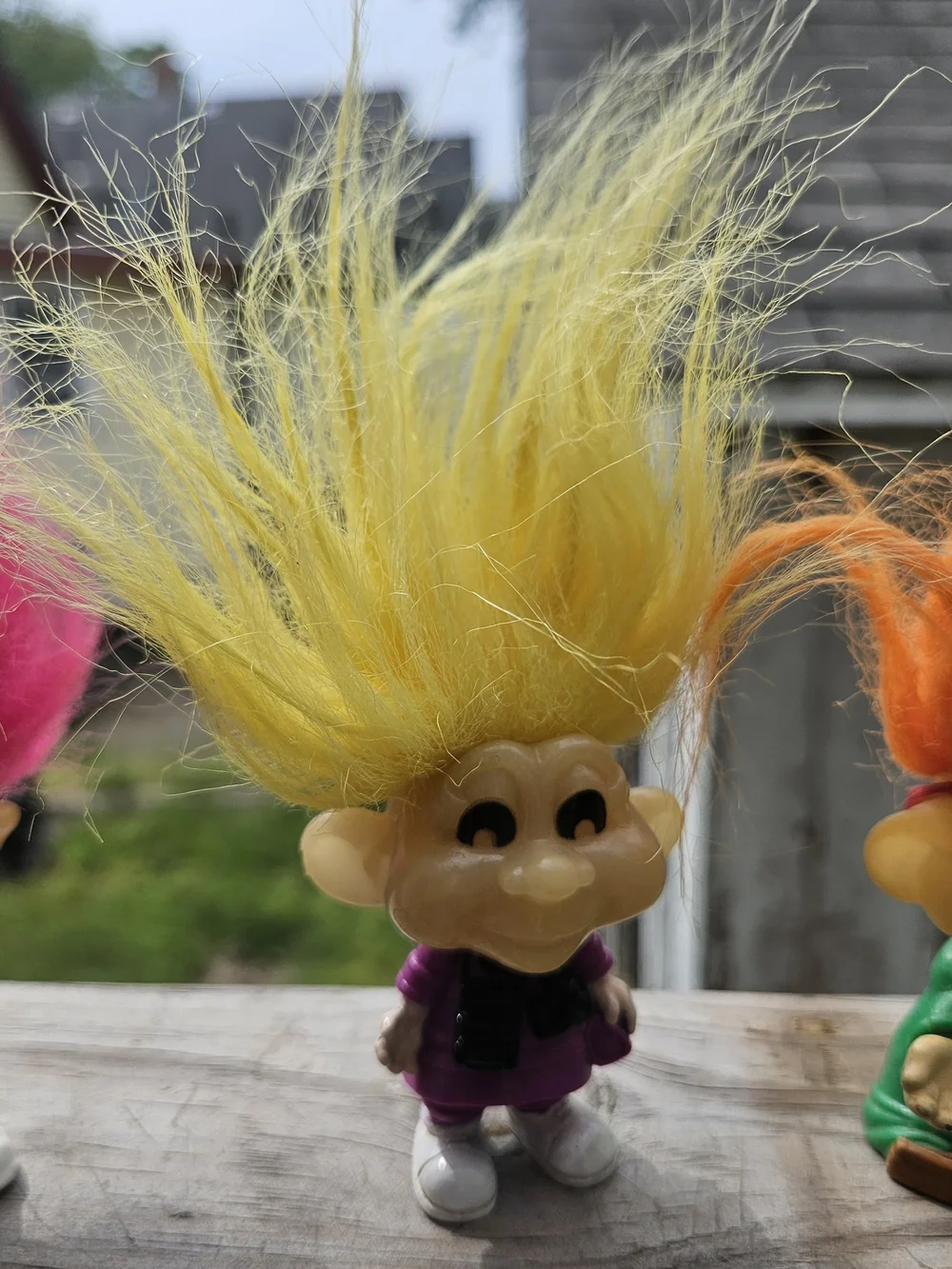 Vintage 1993 Burger King Kids Club Glow-in-the-Dark Troll Toys